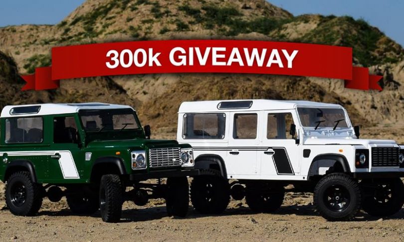 Enter to Win RC4WD’s “300K Like Giveaway”