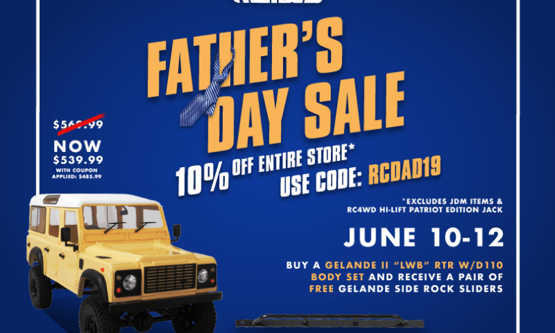 Deals-a-Plenty During the RC4WD Father’s Day Sale