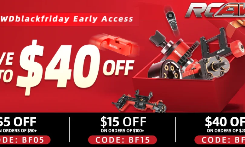 Save up to $40 During RCAWD’s Black Friday Early Access Sale