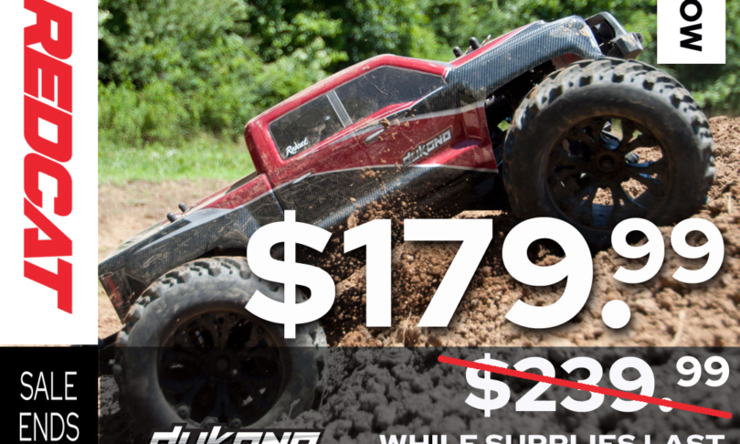 Save 25% on the Dukono Monster Truck During Redcat’s Fall Sale