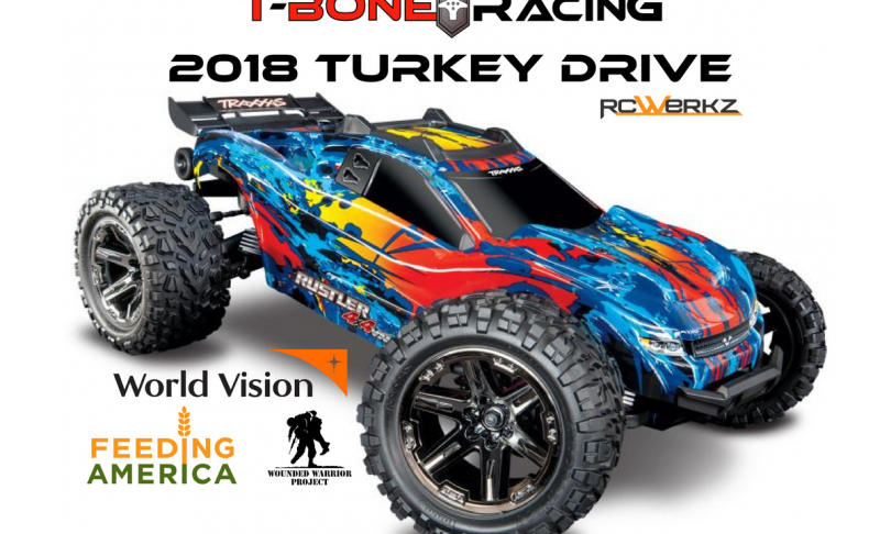 Enter T-Bone Racing’s Traxxas Rustler 4×4 Raffle & Support Three Worthy Charities