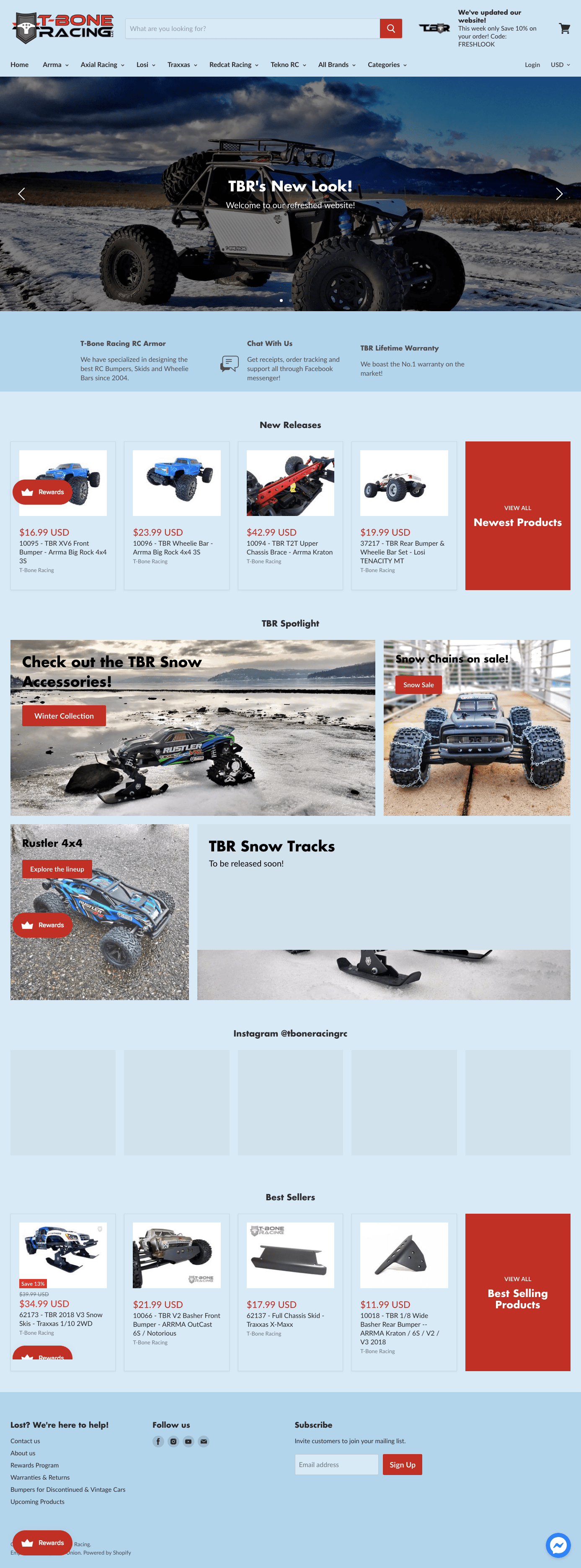 T-Bone Racing Website Refresh
