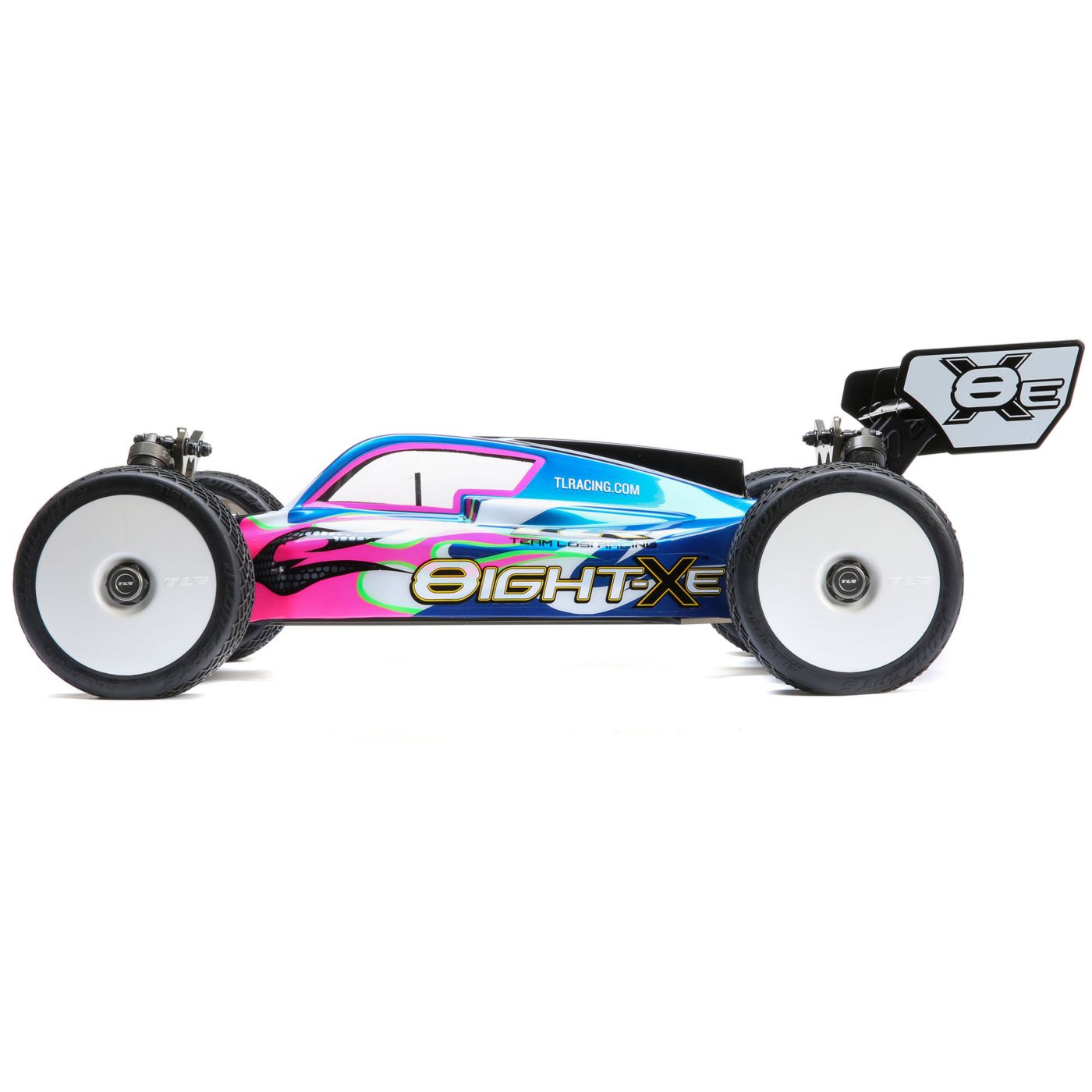Team Losi Racing 8IGHT-XE Electric Buggy Kit - Side