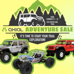 Save up to $120 on Select Axial Models During Tower Hobbies’ Axial Adventure Sale