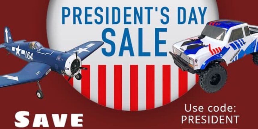 Save up to 25% on Select R/C & Hobby Items During Tower Hobbies’ 2023 President’s Day Sale