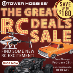Save up to $180 During Tower Hobbies’ “Great RC Deals Sale”