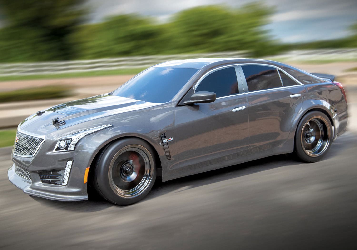 Traxxas Cadillac CTS-V Body - Silver - Motion