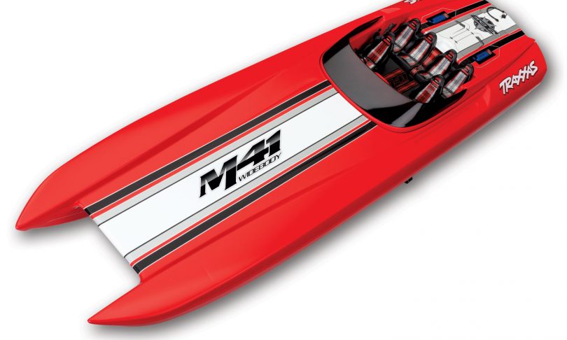Traxxas M41 Widebody Catamaran “Red Edition” R/C Speedboat