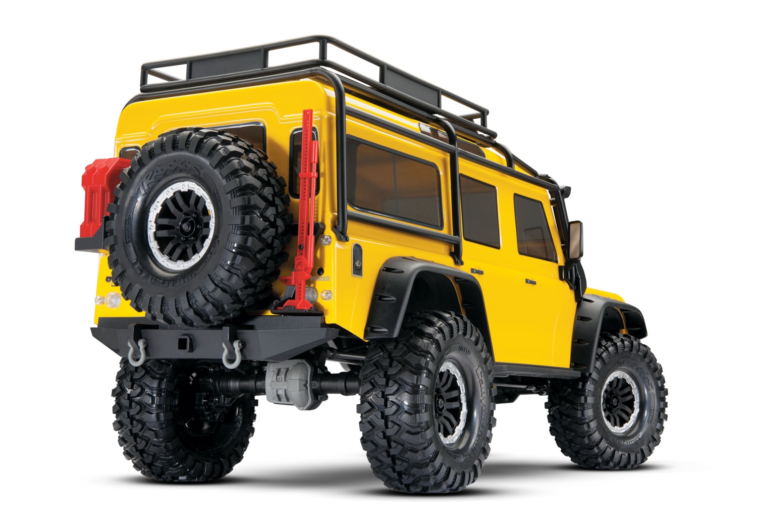 Traxxas TRX-4 Special Edition Yellow Land Rover Defender - Rear