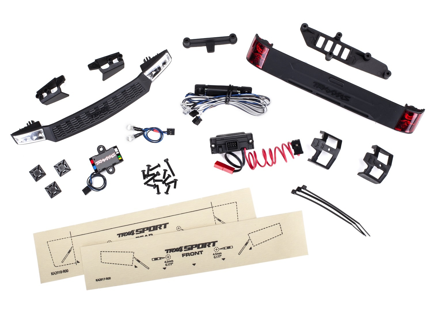 Traxxas TRX-4 Sport LED Light Kit - Components