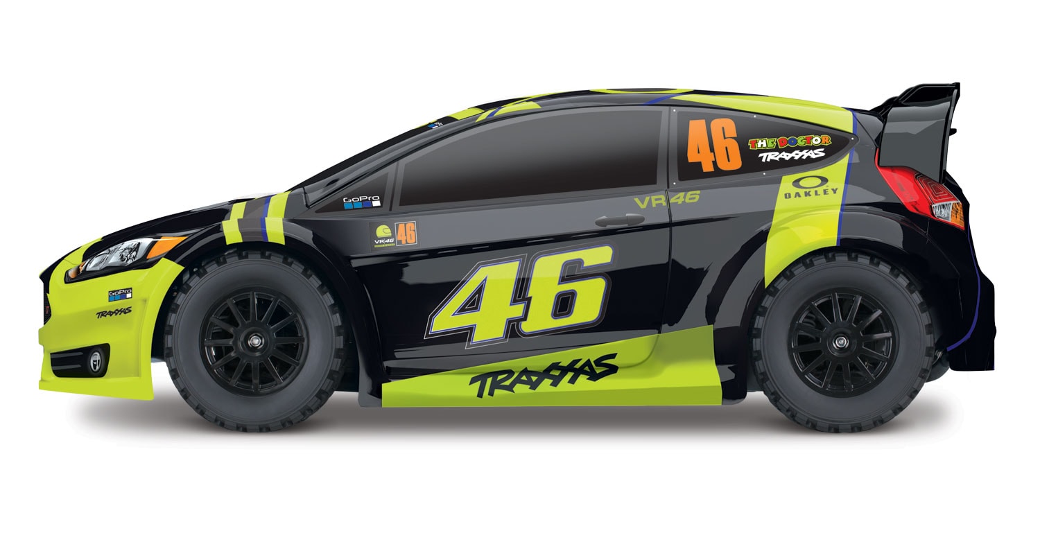 Traxxas Valentino Rossi Special Edition Rally Car - Side