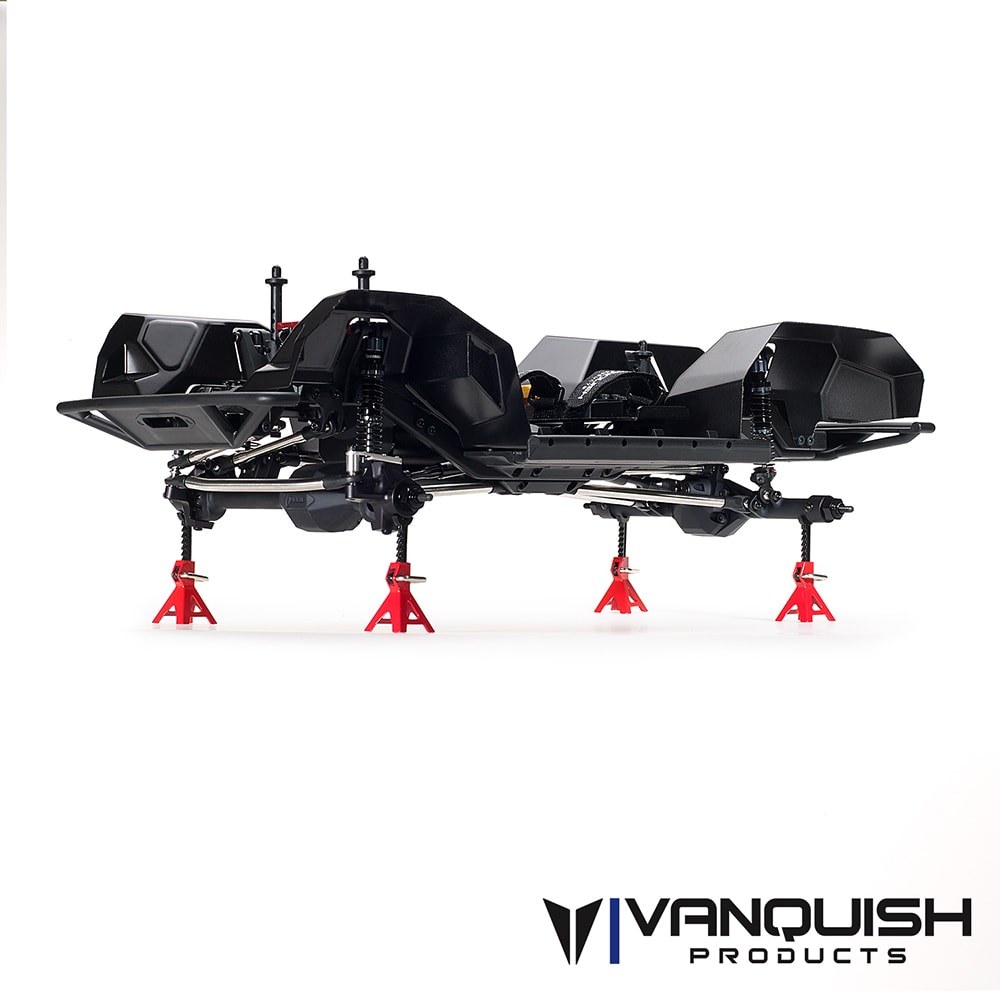 Vanquish VS4-10 PRO Kit - Black Anodized - Chassis