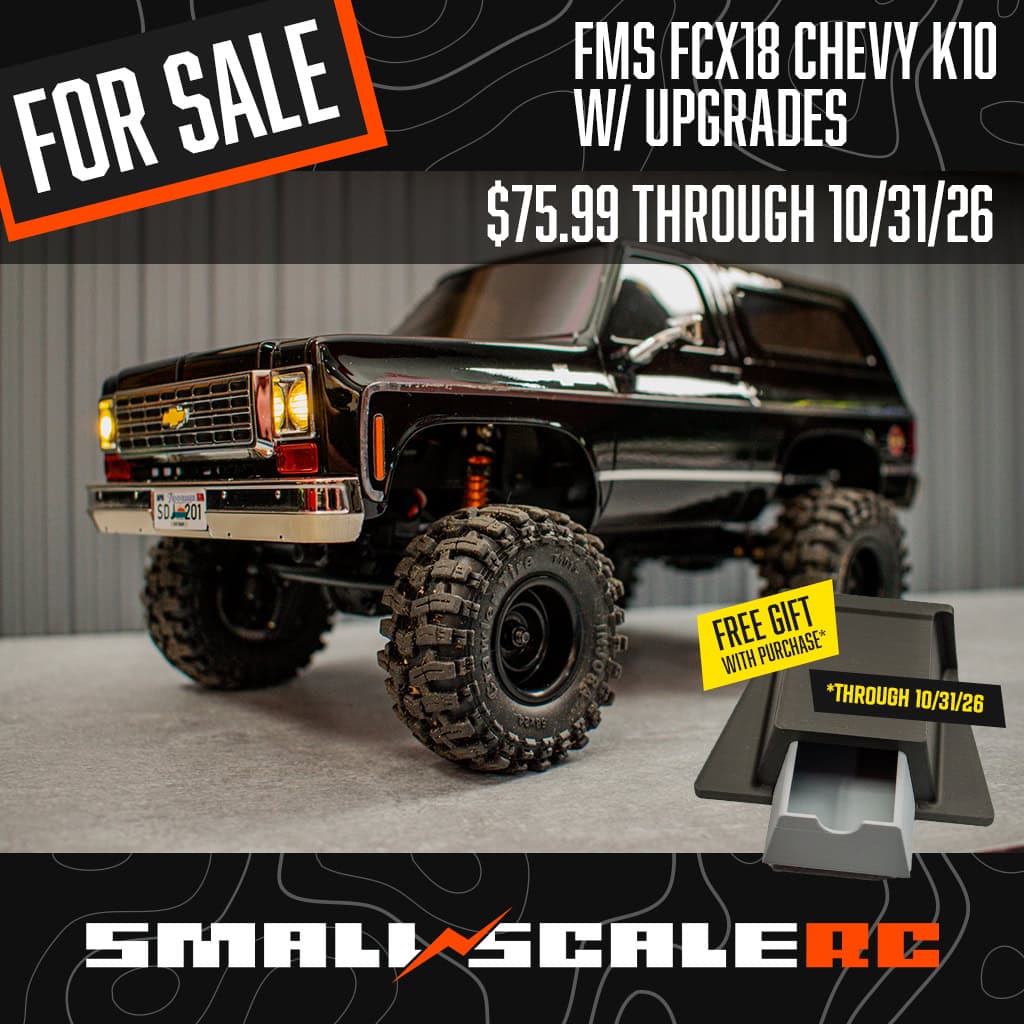 Image - For Sale. FMS FCX24 Chevy K5 Blazer (Black) w/ Upgrades