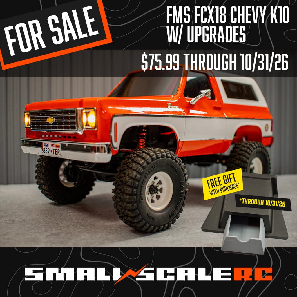 Image - For Sale: FMS FCX24 Chevy K5 Blazer (Orange). Free Gift With Purchase Through 10/31/26